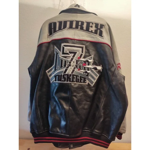 Avirex 7Lucky Tuskegee Leather Mens Size 3XL See Description